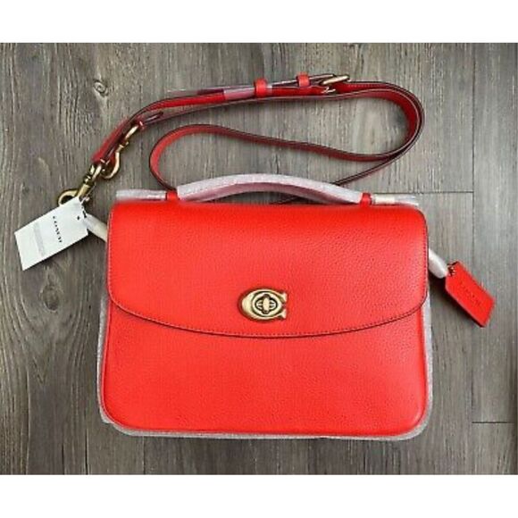 COACH | cassie cherry nwt red crossbody/shoulder bag/purse pocketbook handbag - Picture 5 of 16